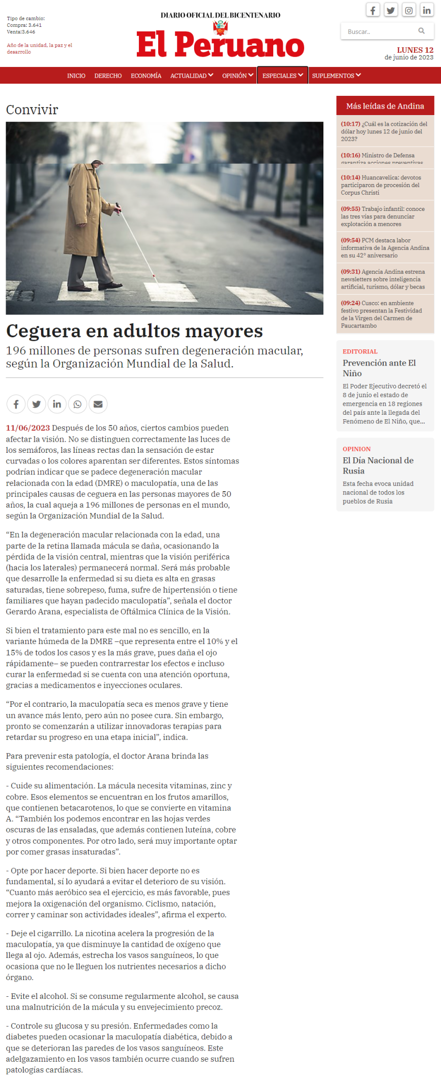 C Mo Prevenir La Ceguera En Adultos Mayores Consejos Pr Cticos