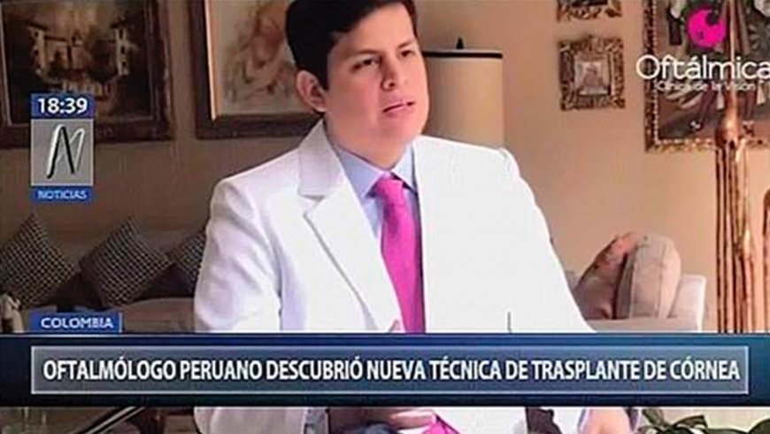 Oftalmólogo peruano descubrió técnica de trasplante de córnea