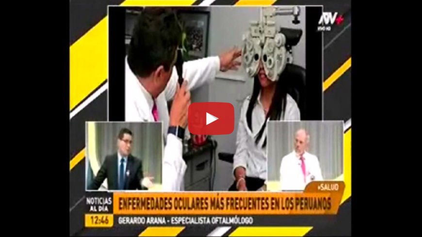 Entrevista al Dr. Arana en ATV Noticias