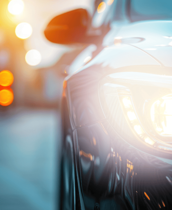 Presencia de halos alrededor de las luces